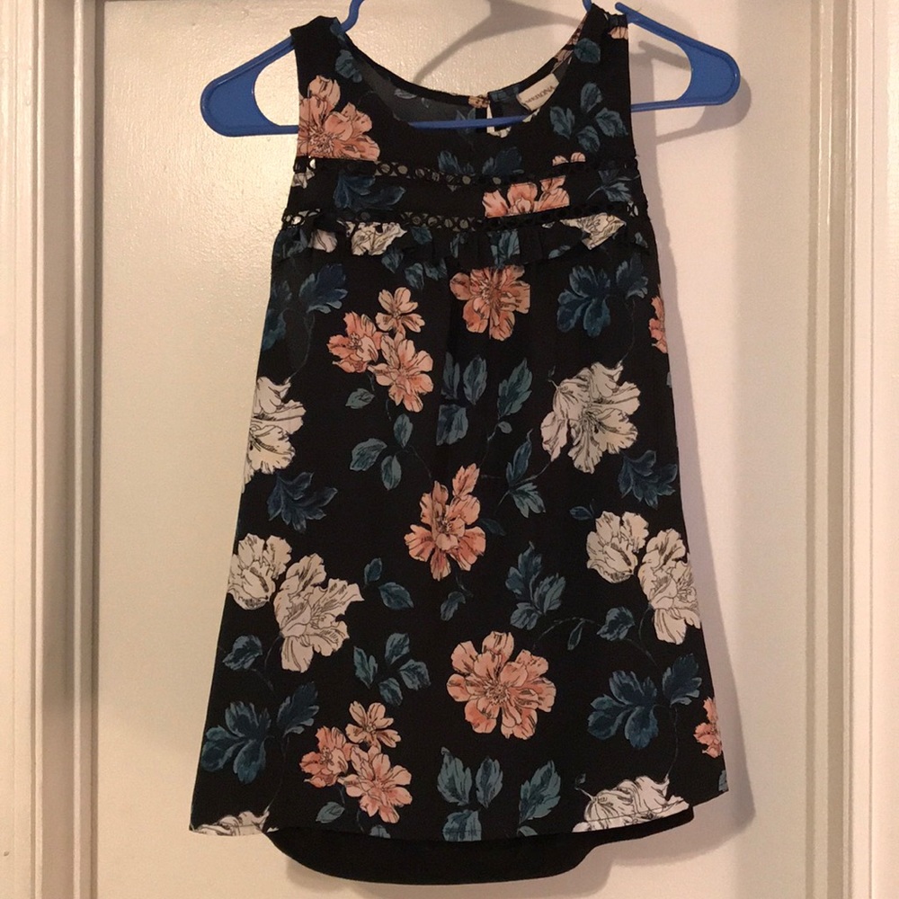 Target- Merona floral blouse size small